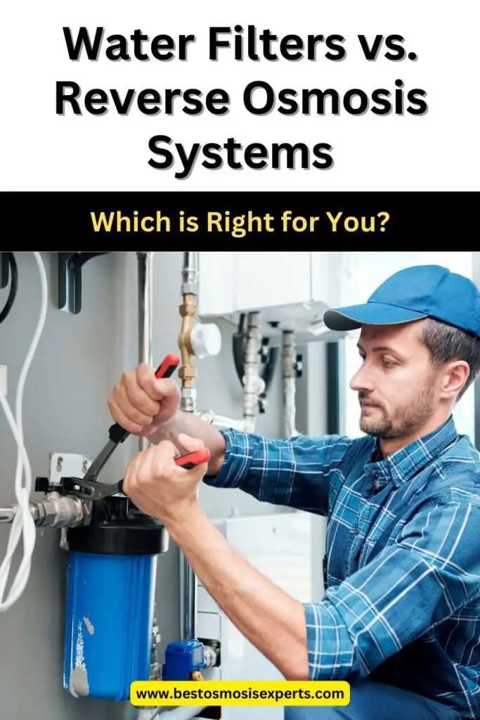 Difference Between Water Filters and Reverse Osmosis Systems