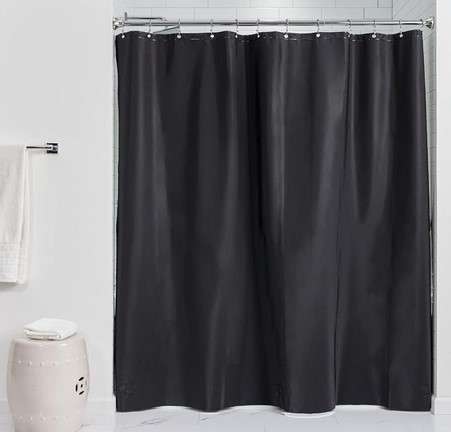 Gorilla Grip PEVA Waterproof Shower Curtain Liner