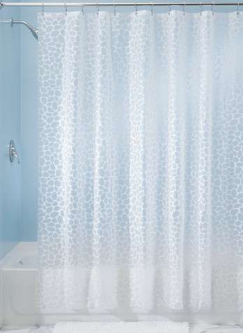 Best Hookless Shower Curtain with Liner 5 InterDesign Pebblz Shower Curtain with Built-In Liner
