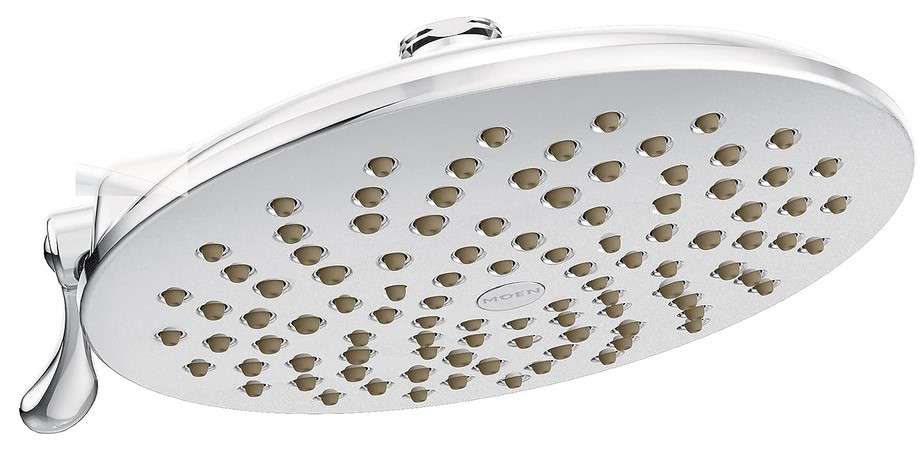 Best Modern Shower Heads for an Upscale Experience 1 Moen Velocity Two-Function Rain Shower Head