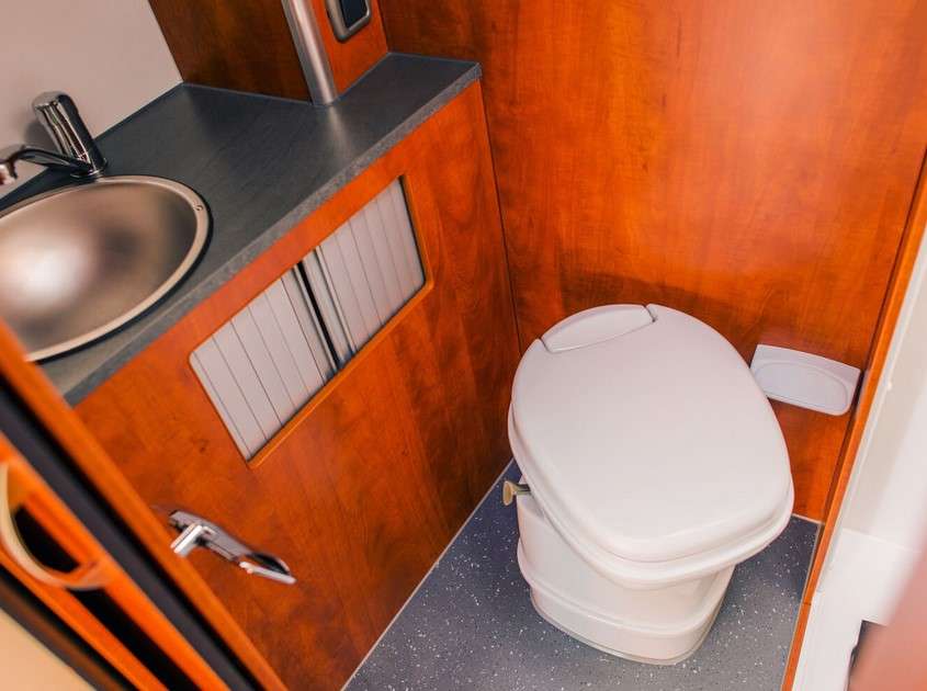 RV Toilet Room Makeover – How to Give an Old Camper a Fresh Look 1 RV Toilet Room Basics