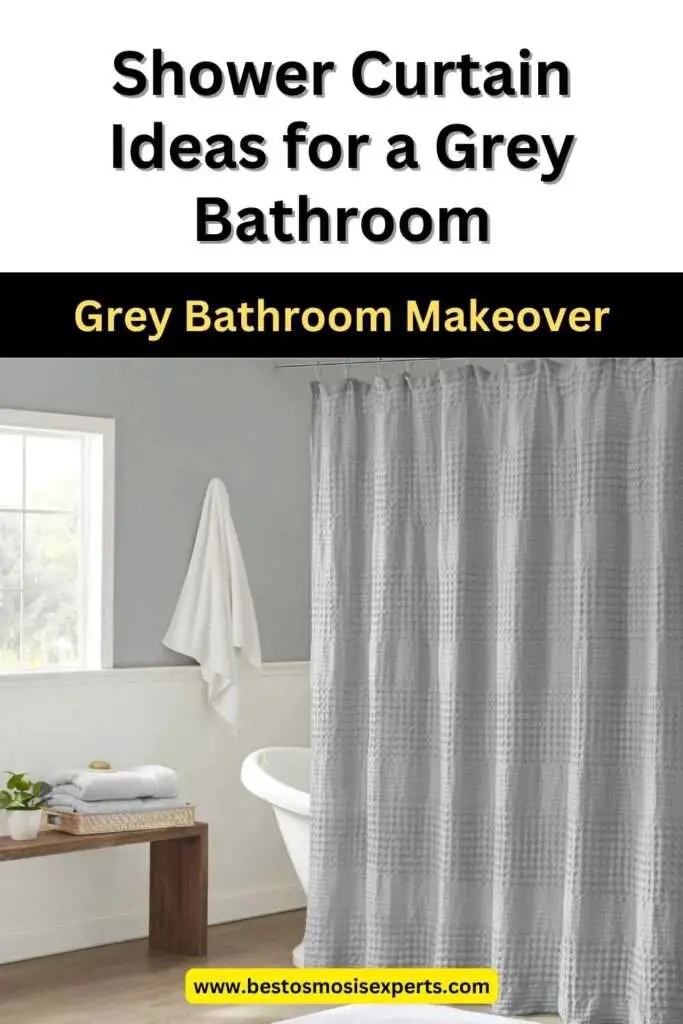 Shower Curtain Ideas for a Grey Bathroom
