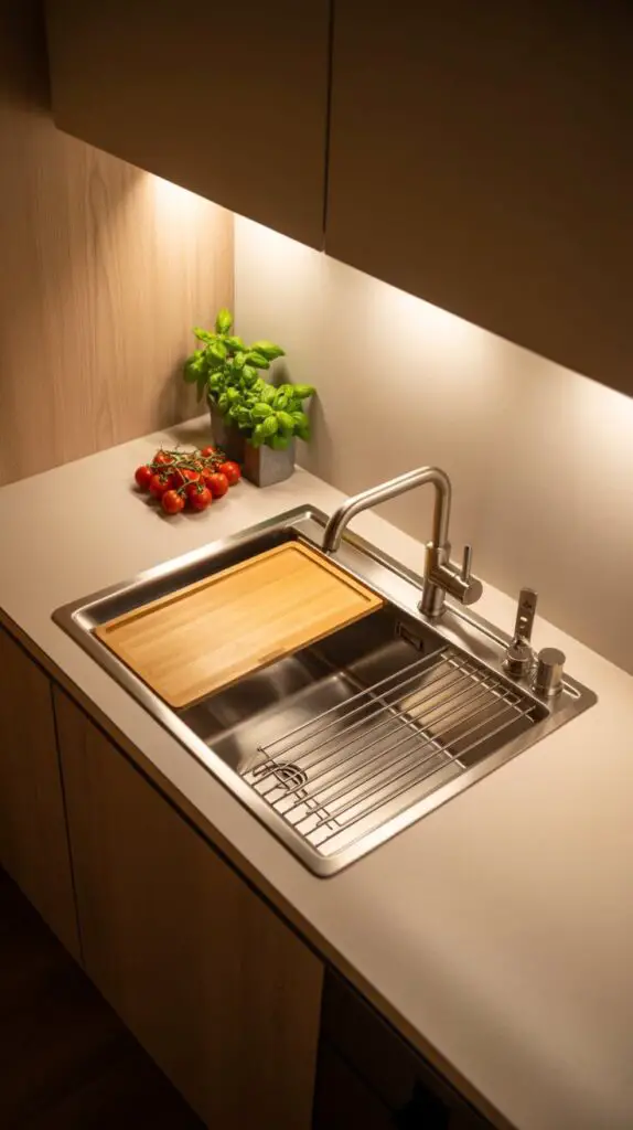 Use Your Sink as a Workstation (Seriously)