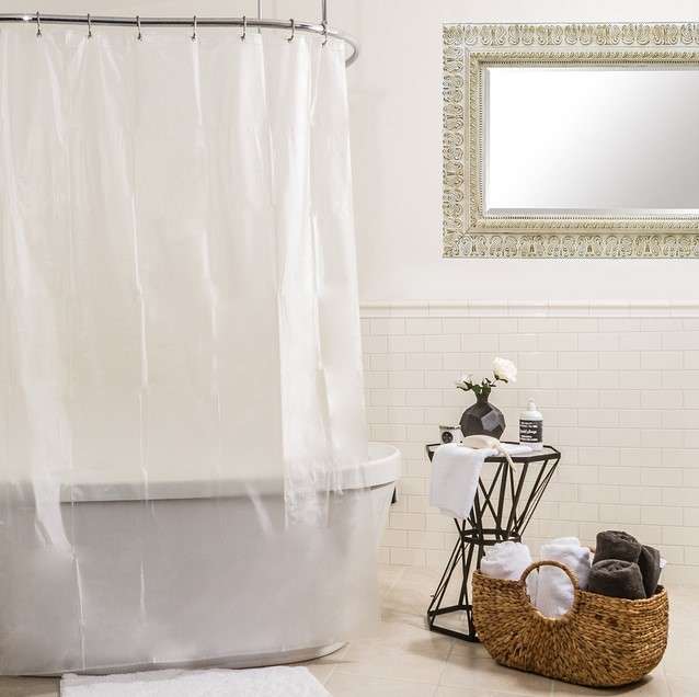 Shower Curtain Ideas for Bathroom: Transforming your Bathroom with Style 1 Vinyl Shower Curtains