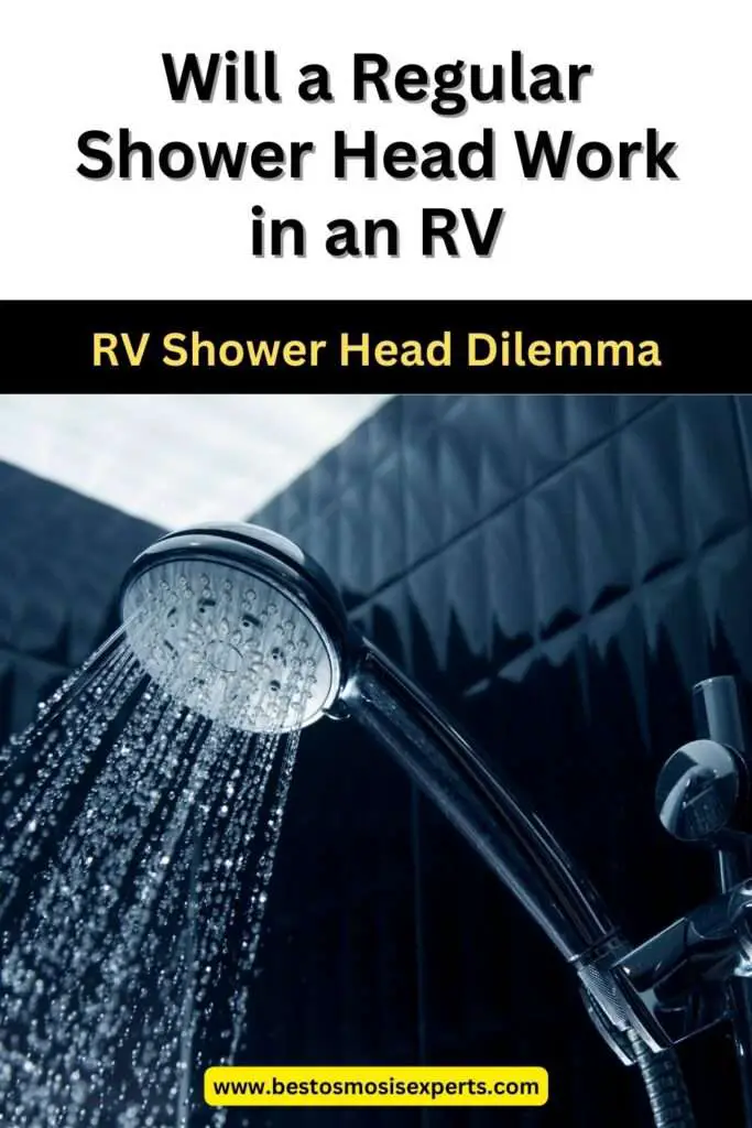 Will a Regular Shower Head Work in an RV