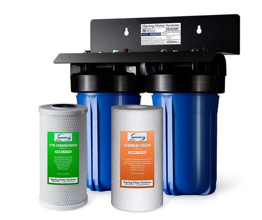 iSpring WGB21B 2 Stage Whole House Water Filtration System