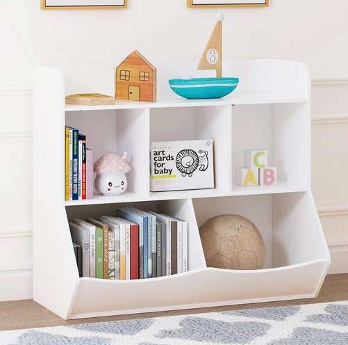 12 Genius Toy Storage Ideas for a Tidy Living Room 18 Bookcase