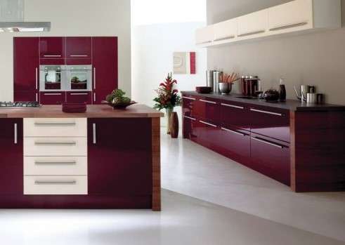 12 Modern Kitchen Color Ideas for a Stylish Look 8 Burgundy and Gold