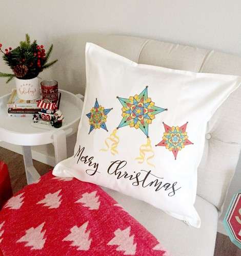 Christmas Star Pillow Cover