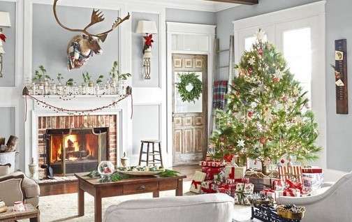 Get Festive: 15 Christmas Décor Ideas for Living Room Bliss 17 Christmas Village Scene