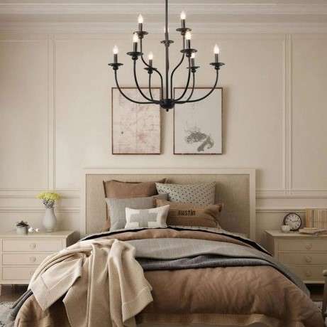 12 Hanging Lamp Ideas for Bedroom 7 Classic Chandelier