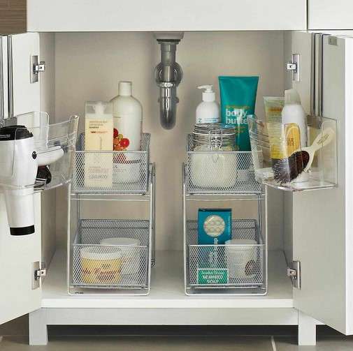 14 Bathroom Storage Ideas That Will Transform Your Morning Routine 27 Container Storage