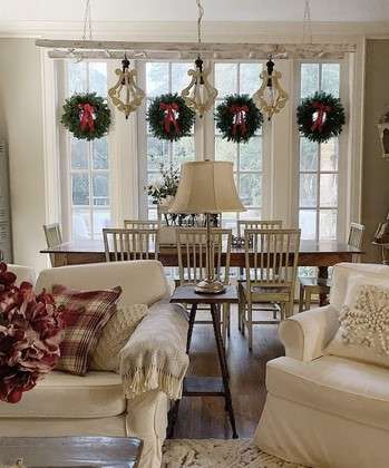 Get Festive: 15 Christmas Décor Ideas for Living Room Bliss 19 Decorate the Windows