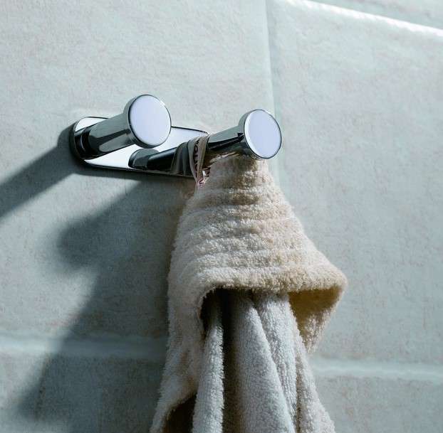 25 Bathroom Towel Hook Ideas to Keep Your Towels Off the Floor 7 Double Hooks