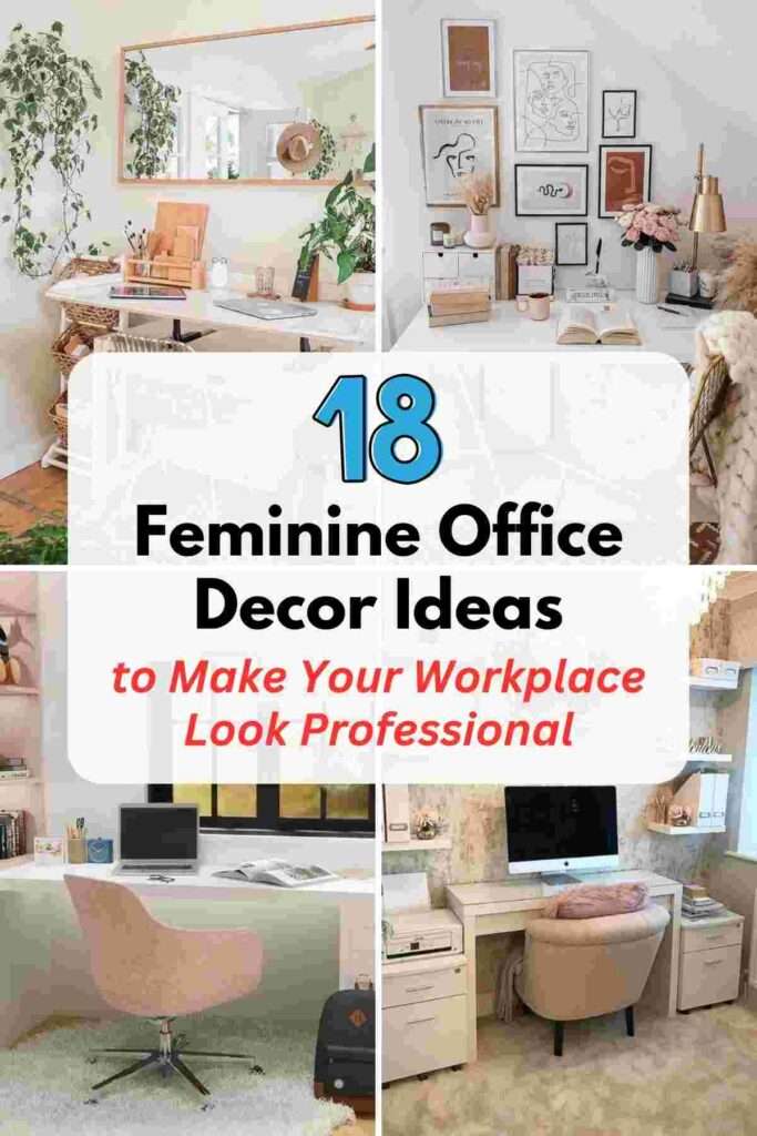 Feminine Office Decor Ideas
