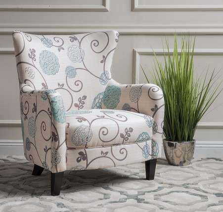 Floral Accent Chair