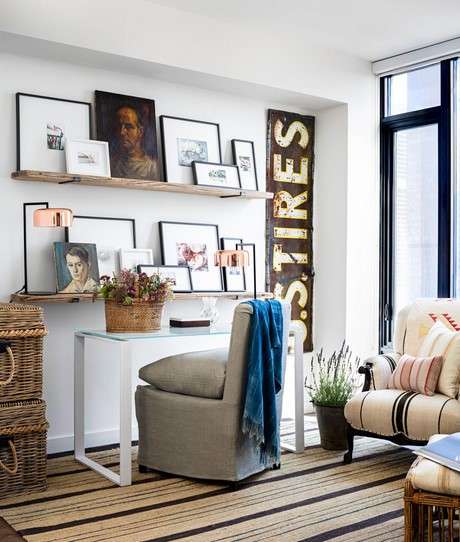 20 Floating Shelf Design Ideas To Transform Your Home 14 Focal Point with a Large Floating Shelf