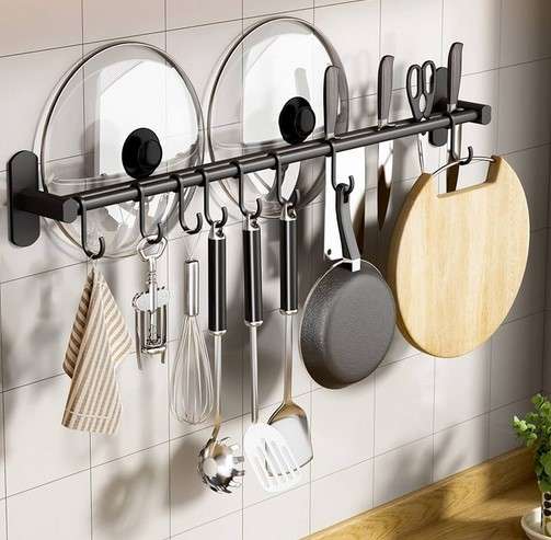 Hang Pans and Utensils From the Wall