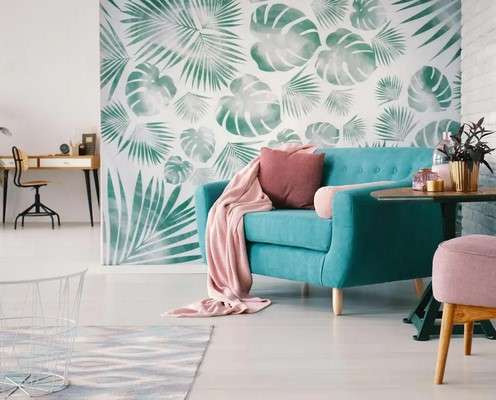 15 Accent Wall Ideas To Transform Your Space 28 Hang a Textured Wallpaper
