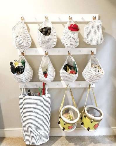 12 Genius Toy Storage Ideas for a Tidy Living Room 12 Hooks