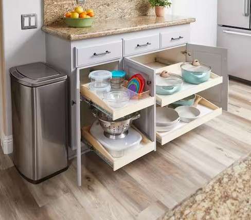 Creative Solutions: 12 Clever Kitchen Storage Ideas for Small Spaces 7 Invest in Pull Out Cabinets