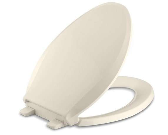 Improve Bathroom Safety and Comfort with Elongated Toilet Seat Benefits 4 KOHLER K 4636 47 Cachet Elongated Grip Tight Bumpers