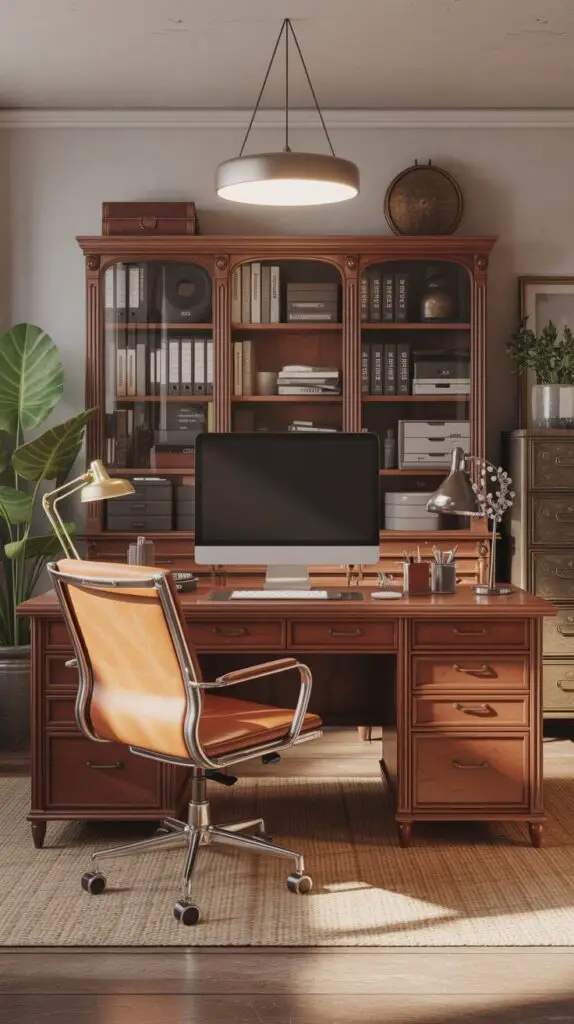 Vintage Office Furniture Ideas That'll Actually Make You Want to Work 7 Mixing Modern with Vintage (Without Clashing Like a Bad Outfit)
