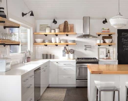 13 Kitchen Cabinets to Ceiling Ideas for a Stylish, Functional Space 1 Open Shelving