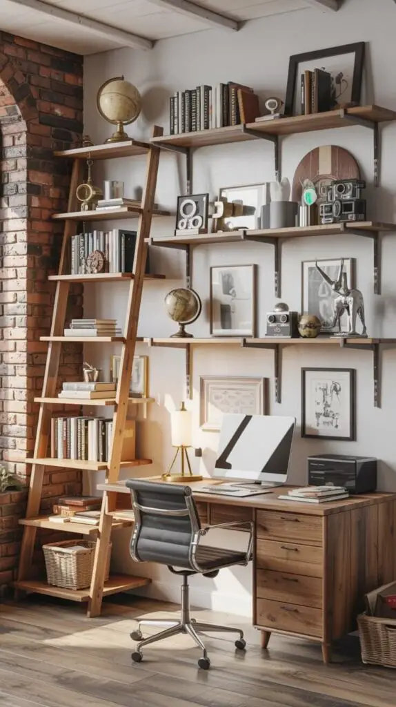 Vintage Office Furniture Ideas That'll Actually Make You Want to Work 5 Shelving That Shows Off Your Smarts