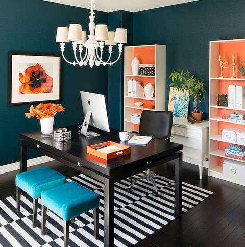 15 Creative Workspace Ideas to Elevate Your Productivity and Inspire Creativity 9 Some Pops of Color