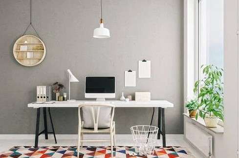 Discover 15 Modern Office Decor Ideas to Elevate Your Workspace 7 Statement Lighting
