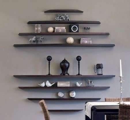 Stylish Statement with a Sleek Floating Shelf