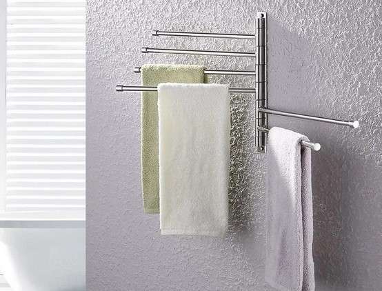 25 Bathroom Towel Hook Ideas to Keep Your Towels Off the Floor 13 Towel Bars