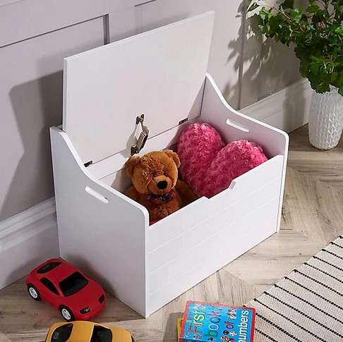 12 Genius Toy Storage Ideas for a Tidy Living Room 16 Trunk or Ottoman