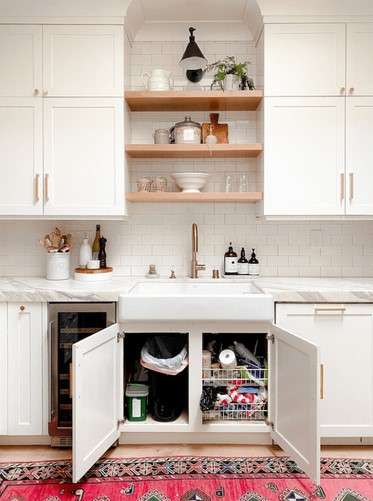 Creative Solutions: 12 Clever Kitchen Storage Ideas for Small Spaces 11 Utilize the Space Under the Sink