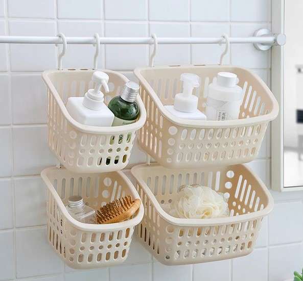 25 Bathroom Towel Hook Ideas to Keep Your Towels Off the Floor 25 Wall Mounted Baskets