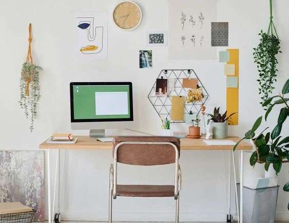Discover 15 Modern Office Decor Ideas to Elevate Your Workspace 27 Wall Organization