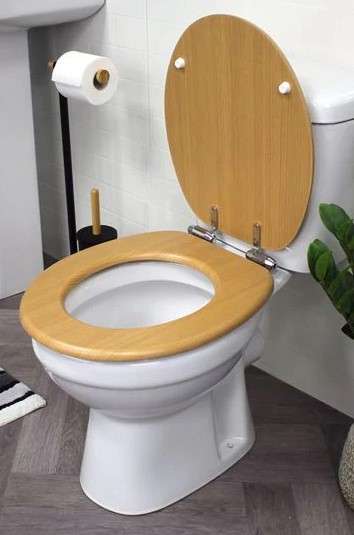 12 Toilet Seat Cover Ideas for a Fresh and Clean Look 3 Wooden Toilet Seat Covers