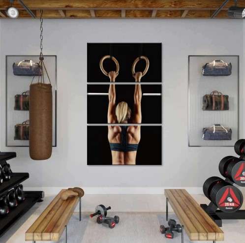 Artistic Inspiration home gym