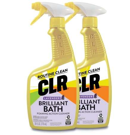 The Best Products for Toilet Seat Cleaning 3 CLR Brilliant Bath Foaming Action Bathroom Cleaner Spray