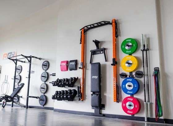 12 Home Gym Organization Ideas to Maximize Your Workout 4 Craft a Dedicated Weight Rack