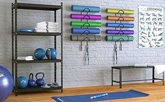 12 Home Gym Organization Ideas to Maximize Your Workout 10 Hang Towels for Convenience