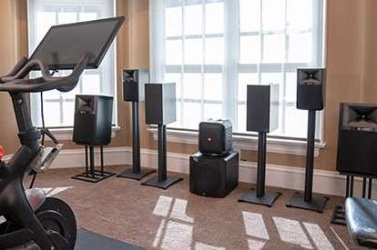 13 Decorations for Home Gym Ideas - Boost Your Workout Space 8 Harmonious Sounds Music System