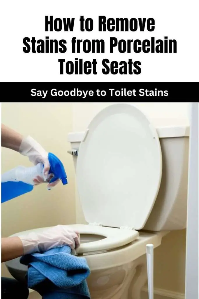 How to Remove Stains from Porcelain Toilet Seats