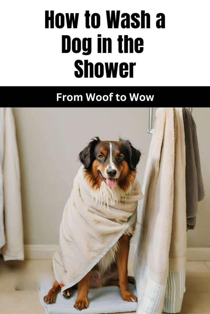 How to Wash a Dog in the Shower