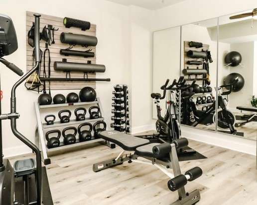12 Home Gym Organization Ideas to Maximize Your Workout 3 Maximize Vertical Space