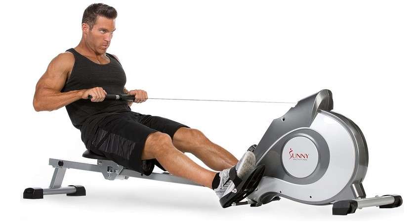 10 Best Home Gym Equipments on Amazon 5 Sunny Health Fitness SF RW5515 Magnetic Rowing Machine