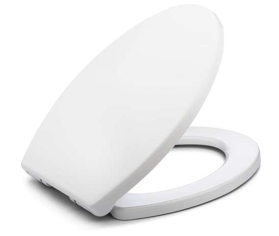 BATH ROYALE BR237 00 White MasterSuite Elongated Toilet Seat Slow Close 1