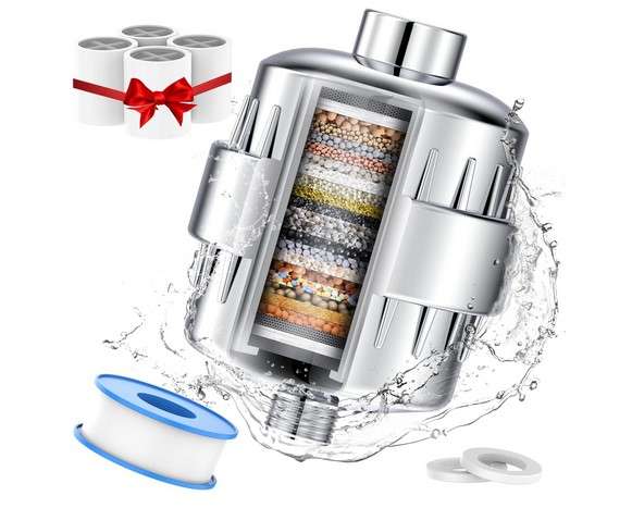 do shower head filters help with hard water