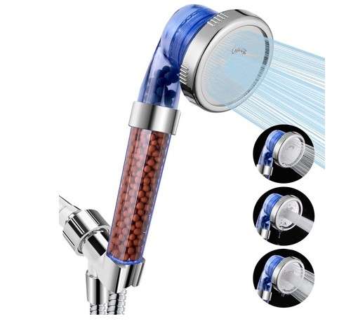 Luxsego Ionic Showerhead with 3-Setting High Pressure & Water Saving